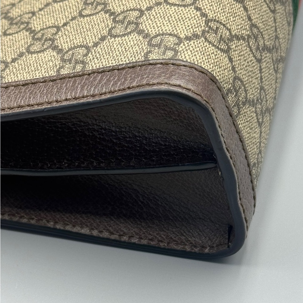 Gucci Medium GG Ophidia Clutch on Chain - Picture 7 of 11